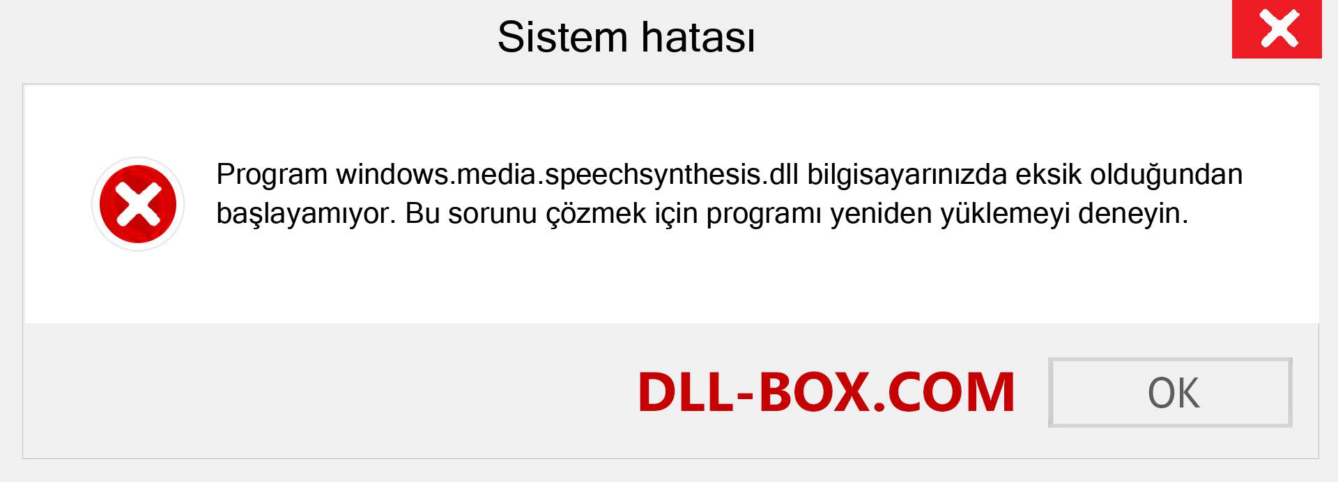 windows.media.speechsynthesis.dll dosyası eksik mi? Windows 7, 8, 10 için İndirin - Windows'ta windows.media.speechsynthesis dll Eksik Hatasını Düzeltin, fotoğraflar, resimler